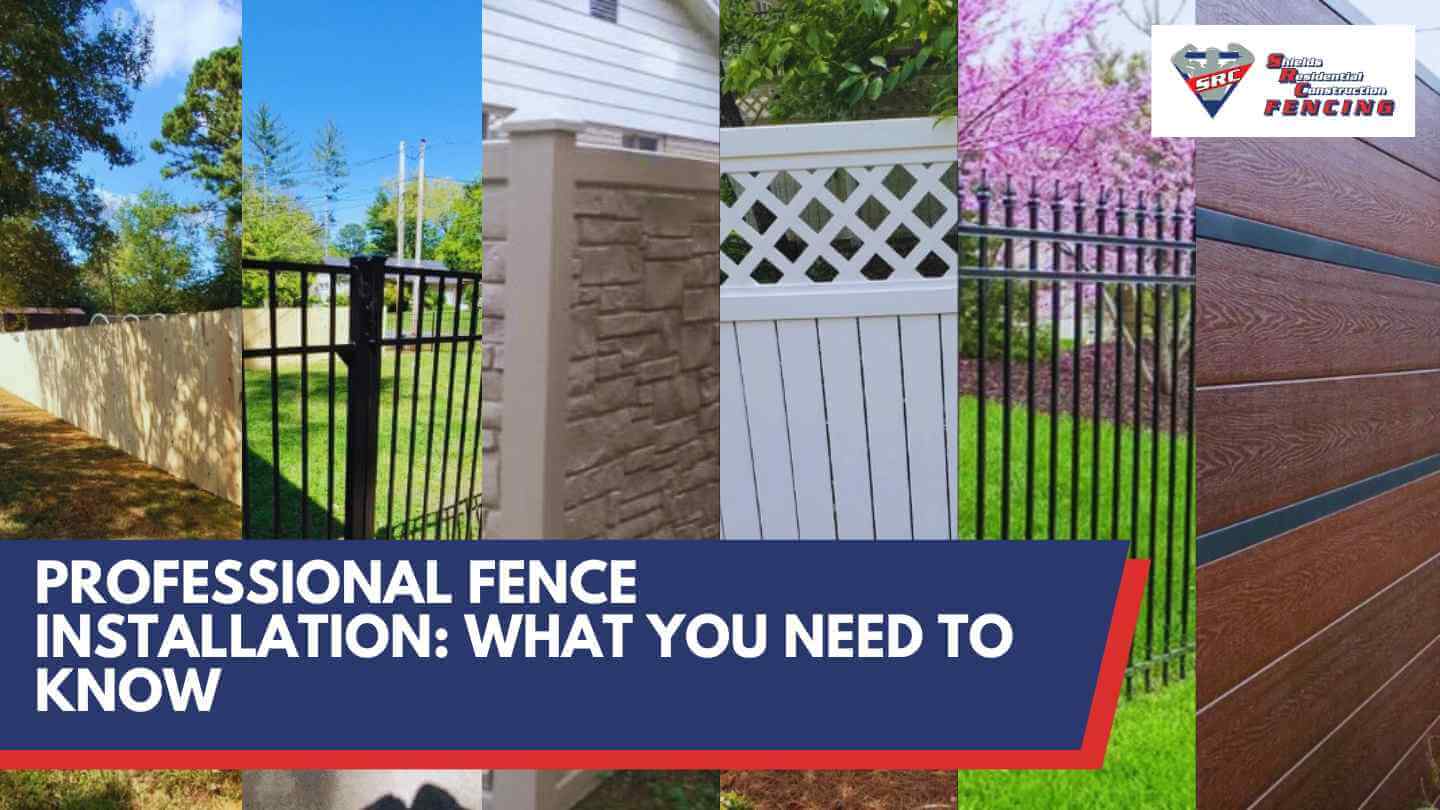 Professional Fence Installation: What You Need to Know